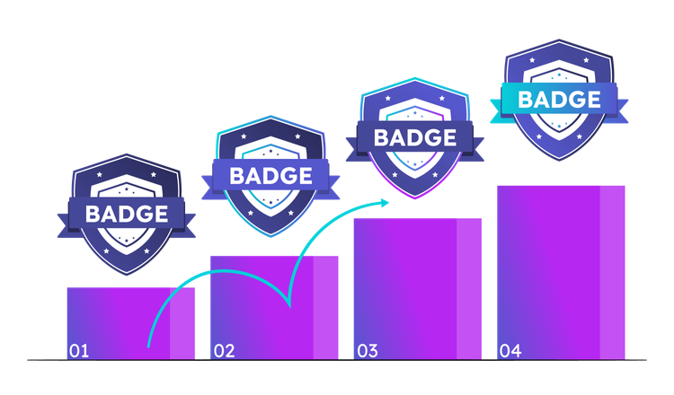 Badges and levels